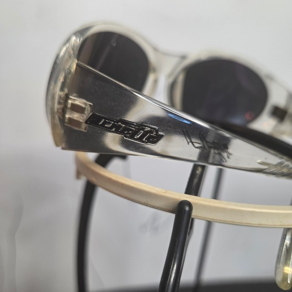 Arnette Hot Cakes Clear Wrap Sunglasses Vintage Italy Grey‎ Lens Sporty Retro main image 4